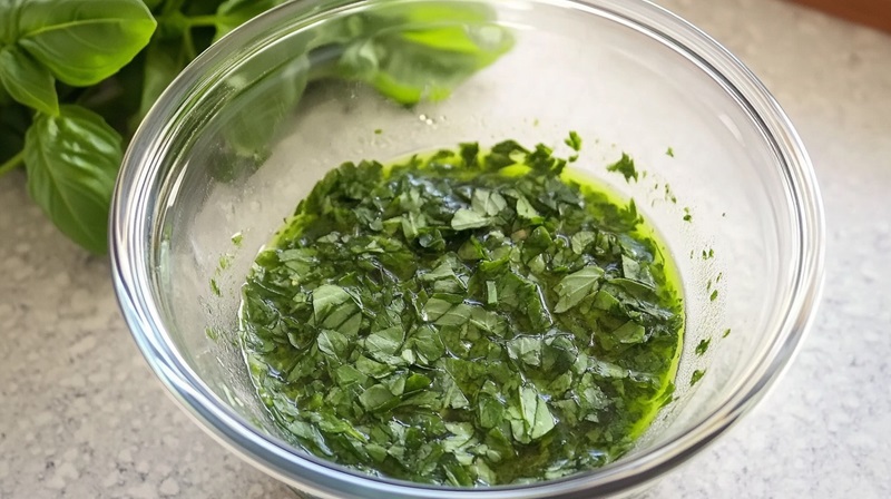 Basil and oregano marinade
